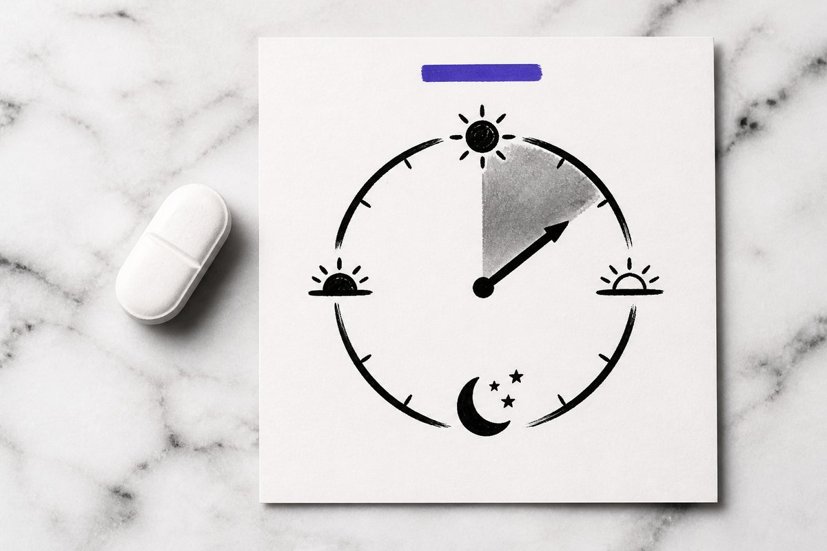 Morning clock beside Lasix 80 mg